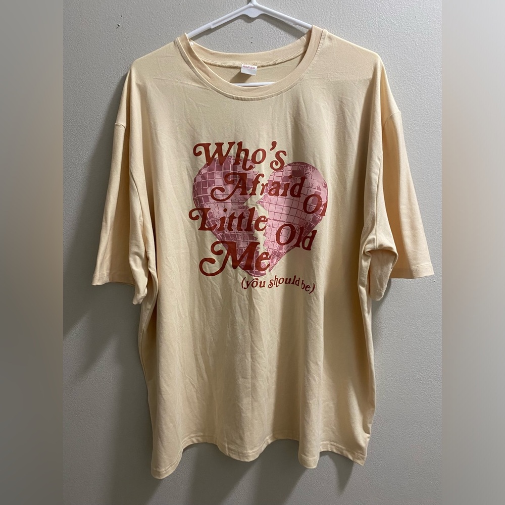 Taylor Swift Lyric Who’s Afraid of Little Old Me Shirt